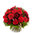Bouquet rond rouge