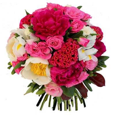 Fleurs Fête des Mères: Bouquet Rose Mutine